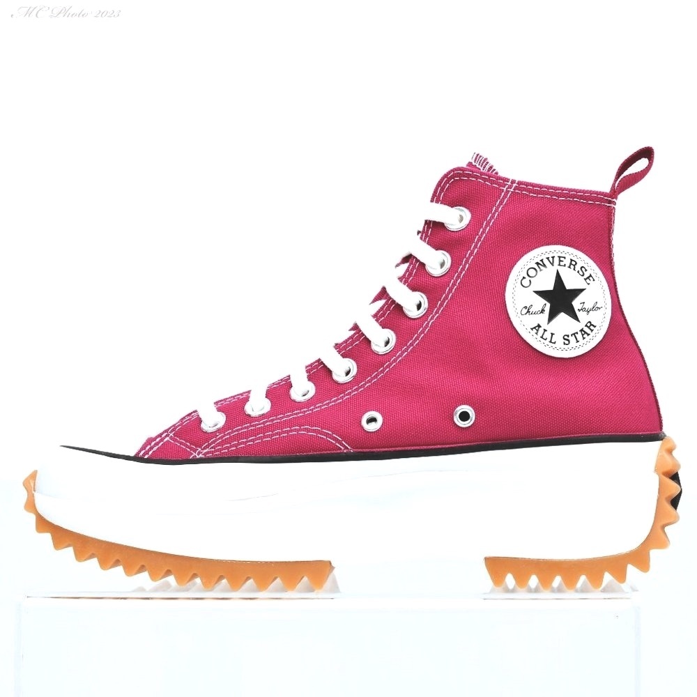 Converse Run Hike Canvas Sneakers Women's Size 8 Midnight Hibiscus